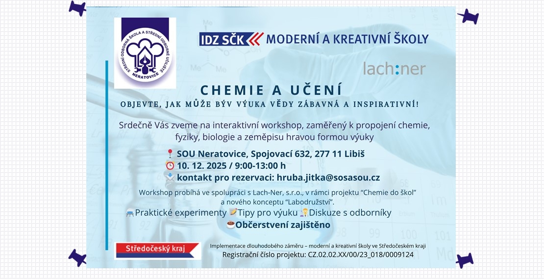 Workshop CHEMIE A UČENÍ